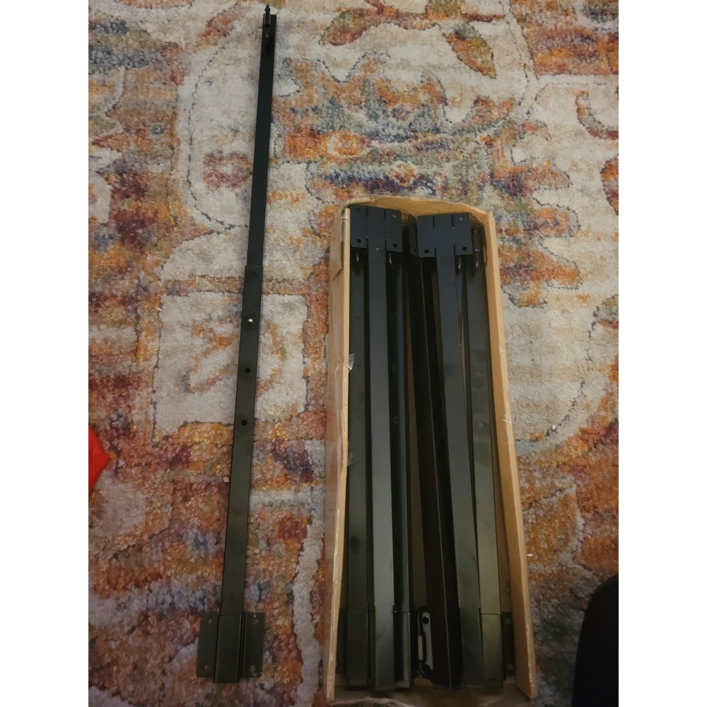 Fence Post Extender, 9 Packs 29.5 To 16.5 Sturdy Steel Fence Height Hang Lights - Picture 3 of 3